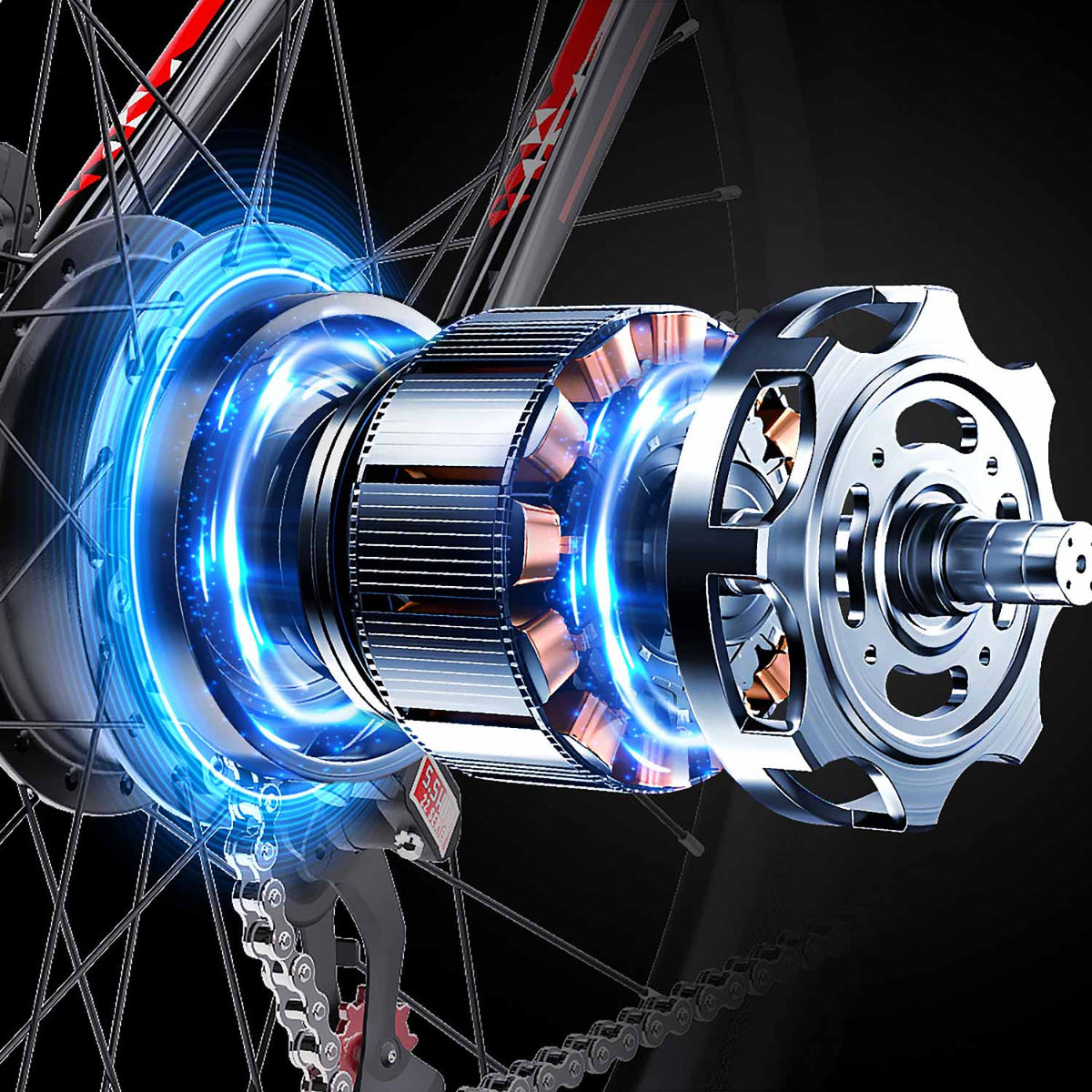 Totem Victor Electric Mountain Bike 350W Motor